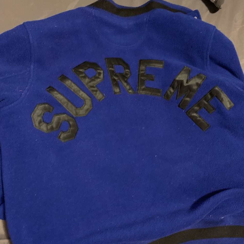 Supreme polartec bomber jacket